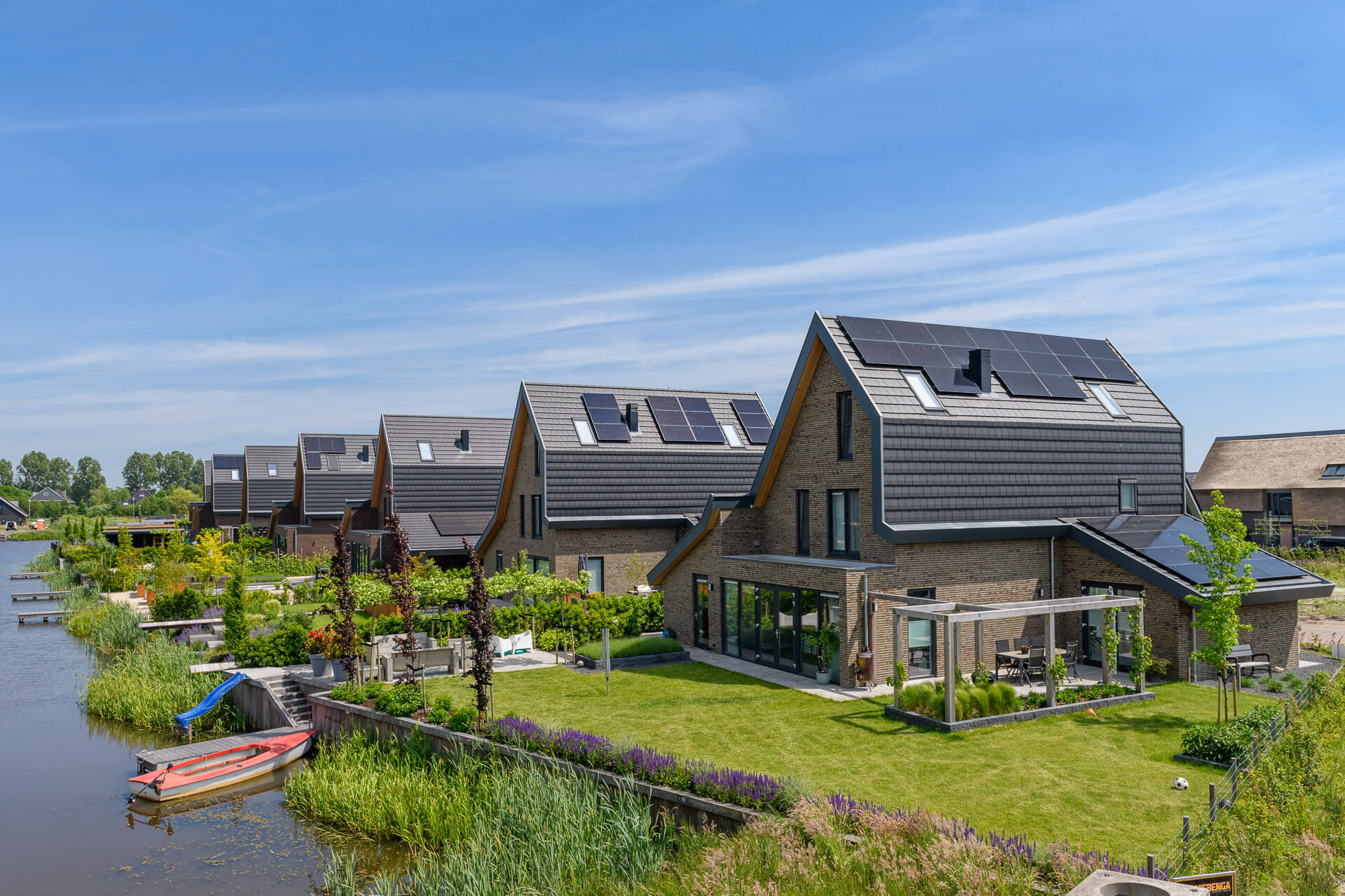 Nieuwbouwwijk Eelderwolde Achteraanzicht Nieuwbouwwijk Eelderwolde Achteraanzicht